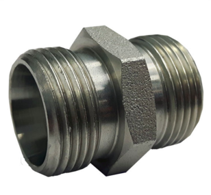 RVS metrische (S) rechte koppelingen (24º conus)