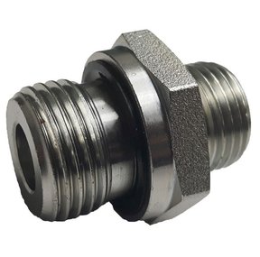 RVS inschroefkoppelingen BSP - Metrisch (S) (24º conus)