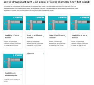 Keuzehulp koppelingen