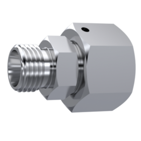 RVS Verloopadapters Metrisch (L) (24º) male-female