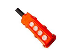 Knoppenkast voor dubbelwerkende powerpack 12V 4 knoppen incl. noodstop