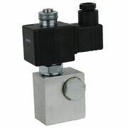 2/2 hydrauliekklep met banjo NC 3/8" BSP 24V
