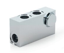 Dubbele gestuurde terugslagklep VBPDE 1/4"L CMP/FLV