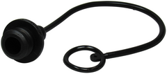 Stofkap zwart voor snelkoppeling 1/2" BSP female, BG-maat 3