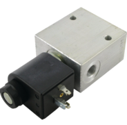 3/2 hydrauliek klep 24V DC 3/8" BSP 12 l/min