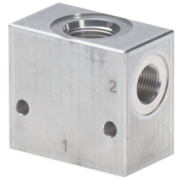 2/2 klep huis zonder patroon 3/4-16UNF - 3/8" BSP