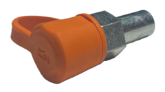 Minimess koppeling &Oslash;15mm pijp male met plastic afdekkap