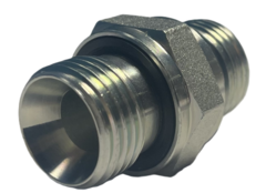 Rechte koppeling 1/4" BSP male met afdichting