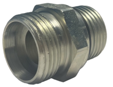 UNF 7/16" - 8L (M14x1,5) male inschroefkoppeling