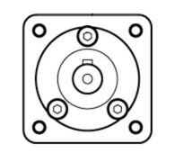 Bevestigingsadapter (o)mm draaikrans