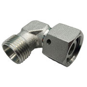 Kniekoppeling instelbaar 90º 6L (M12x1,5) met o-ring