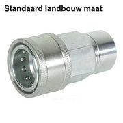 Snelkoppeling 1/2" BSP female, BG-maat 3