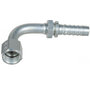 RVS 3/4&quot; DN perskoppeling haaks 90&ordm; 1&quot; 5/16 12h UNF