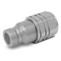 RVS flat face snelkoppeling 1/4&quot; BSP male, BG-maat: 1