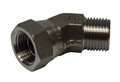 RVS kniekoppeling instelbaar 45&ordm; 1/4&quot; BSP