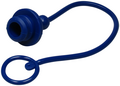 Stofkap blauw voor snelkoppeling 1/2" BSP female, BG-maat 3