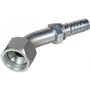 RVS 3/16&quot; DN perskoppeling 45&deg; 1/4&quot; BSP binnendraad