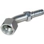 RVS 3/4" DN perskoppeling 45&deg; 1" BSP binnendraad