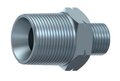 BSP 1/2&quot; - NPT 3/8&quot; male inschroefkoppeling