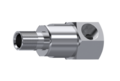 RVS draaikoppeling 2" BSP 90&deg;