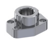 RVS SAE schroefdraad flens (female) 1&quot;1/2 BSP, 1&quot;1/2 inch, 3000 PSI