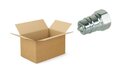 Snelkoppeling 1/4" BSP male, BG-maat 1 voordeelverpakking 100 stuks