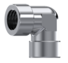 RVS kniekoppeling 90&ordm; 1/4&quot; NPT female
