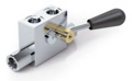 Enkele gestuurde terugslagklep met afsluitkraan VBPSE 1/2&quot; L C/RUB