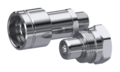 RVS schroef snelkoppeling bal 3/8" NPT 700 bar BG-maat 2 male