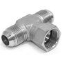 Instelbare T-adapter JIC 7/16&quot; 20h UNF (T-uitvoering)