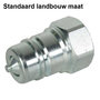 Snelkoppeling 1/2&quot; BSP male, BG-maat 3