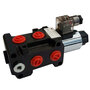 Koppelbaar 6/2 keuzeventiel 80 L/min 24V