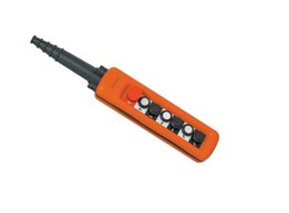 Knoppenkast voor dubbelwerkende powerpack | zonder bekabeling | 6 knoppen en noodstop