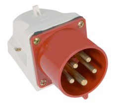 Wandcontactdoos CEE 32A 5 polig