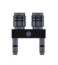 Aansluiting multi snelkoppeling 2x 1/2