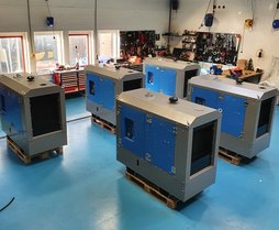 Stage 5 hydrauliek powerpack 37kW met dieselmotor