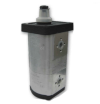 Hydrauliek tandem tandwielpomp groep 1 rechts (1+3,2)