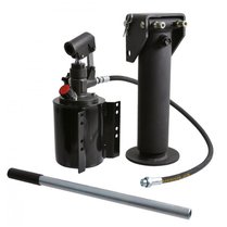 Set steunpoot cilinder cpl. 85-250 met handpomp 5,7 ton Set steunpoot cilinder cpl. 85-250 met handpomp 5,7 ton