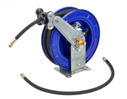 Wand slanghaspel blauw 175 bar kunststof