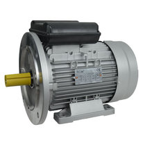 1 fase elektromotor 0,37 kW 230 Volt | Voetflensbevestiging B3-B5 | 1500 RPM