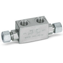 Dubbele hydraulische gestuurde terugslagklep VBPDE 1/4