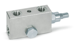 Enkelwerkende balanceerklep met banjo VBCD 1/2'' SE / A FLV