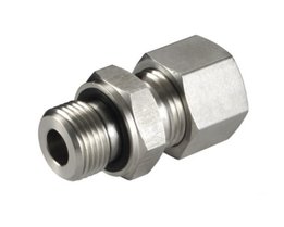 RVS M16x1,5 - 10L (M16x1,5) male inschroefkoppeling met snijring en wartelmoer