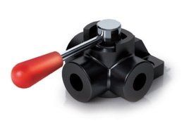 3-weg kraan (T-boring) DF 3 VIE 1/2