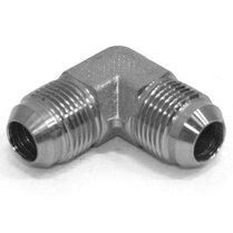 RVS kniekoppeling 90º JIC 1