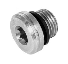 Blindplug binnenzeskant met metrisch buitendraad M22x1,5