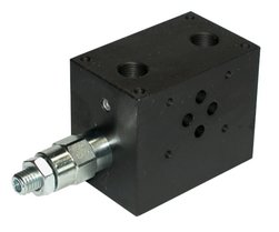 NG6 voetplaat 50 l/min 70 bar met overdrukventiel Cetop 03