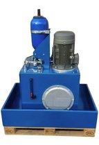 Hydraulisch powerpack 200 liter tank met accumulator