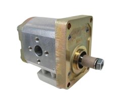 22,5 cc Bosch Rexroth tandwielpomp links met 1:8 conische as