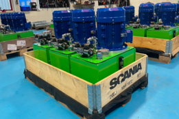 5,5kW special powerpack met 1-sectie NG6 stuurventiel